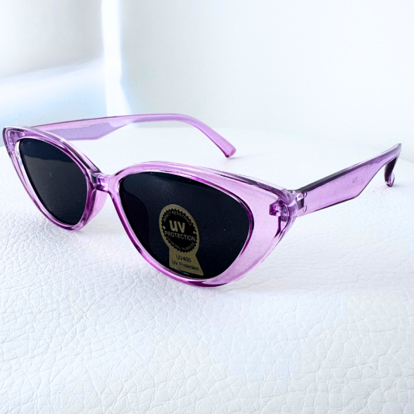 Gafas estilo Bad Bunny Color Morado Mujer